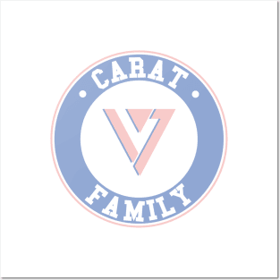 Seventeen carat family logo emblem Posters and Art